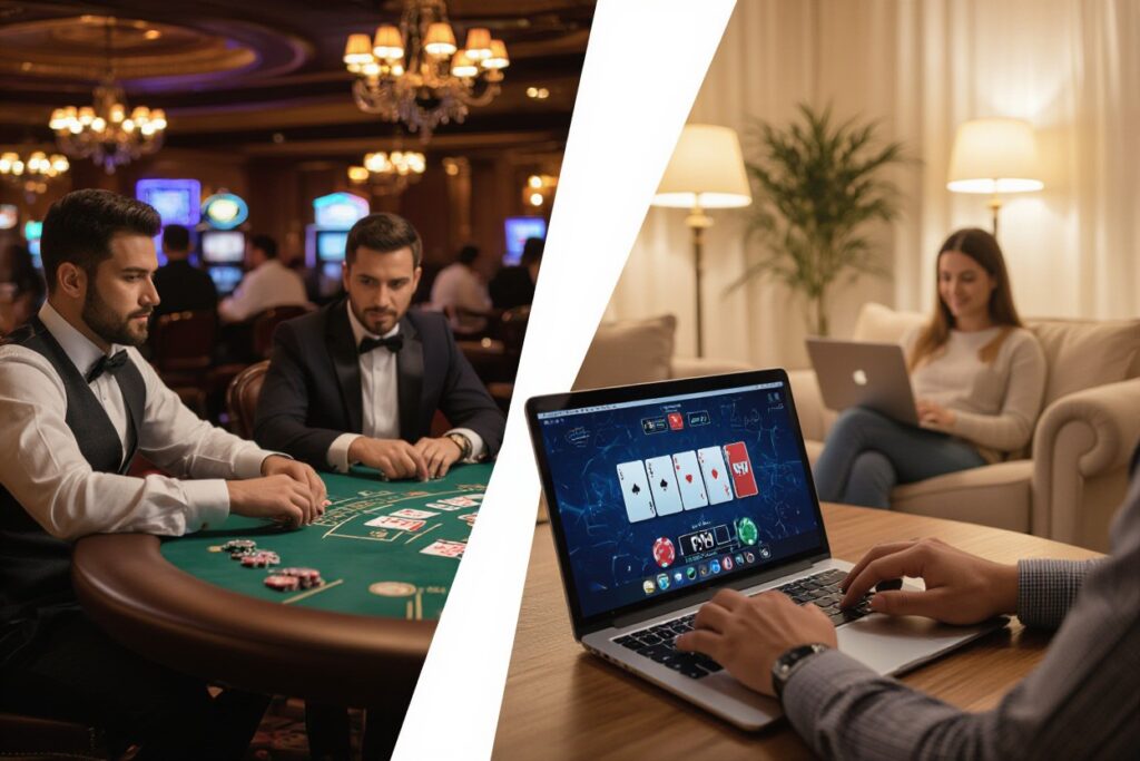 Prednosti i mane online pokera u odnosu na poker uživo